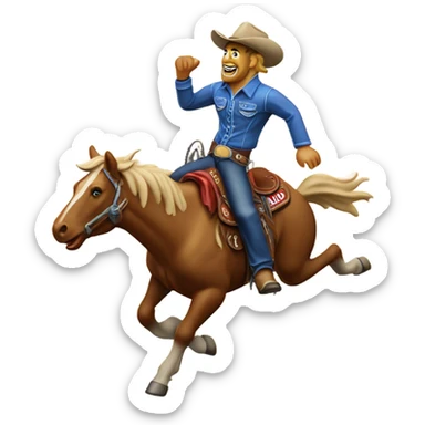 pabst blue ribbon rodeo sticker