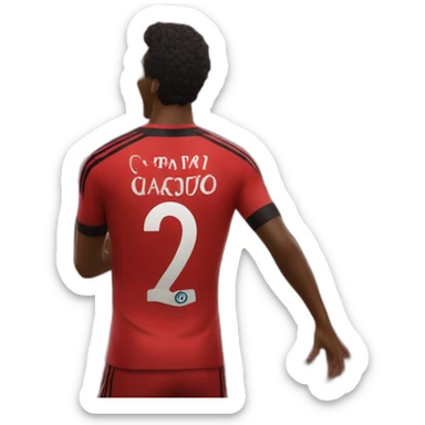 flamengo supporter going crazy sticker