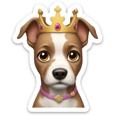 Dog princesa sticker
