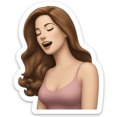 Lana del ray singing sticker