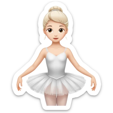 Ballerina sticker