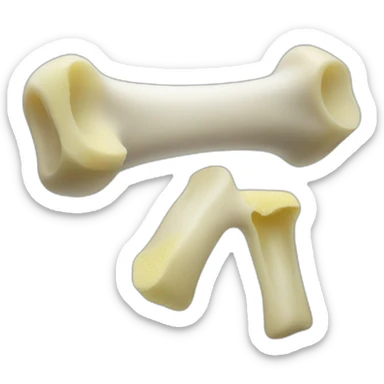 Long bone washing with a sponge sticker