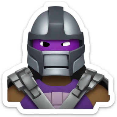 tmnt shredder sticker
