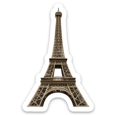 Eiffel tower sticker
