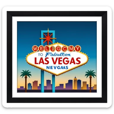 Las Vegas sticker