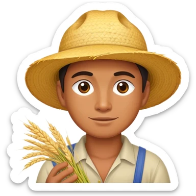 Rice Farmer sticker