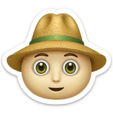 me puedes hacer un emojie para una mascota de mi empresa, la cual es empresa de café, Las carecteristicas son las siguientes: Puede ser un cafecito con forma de nube o un sercito de neblina con sombrero de cafetalero.
Ojos grandes, expresión tranquila.
Colores: beige, café claro, verde oliva sticker
