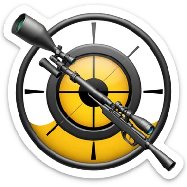 Sniper aim sticker