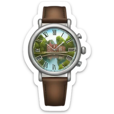 Tour Horloge Mystic Falls city sticker