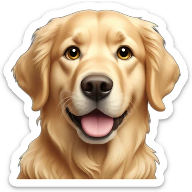 Golden retriever max verstappen sticker