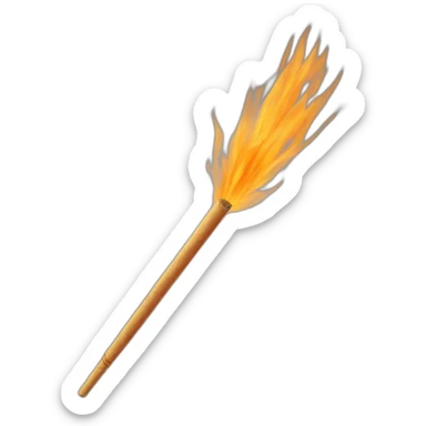 Incense stick sticker