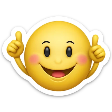 a cheering smiley and the word "Rabea!!!"  (RABEA, not RAE) sticker