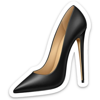 black high heels sticker