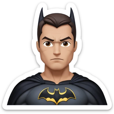Batman side eyeing sticker