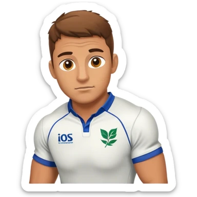 Rugby player  sticker