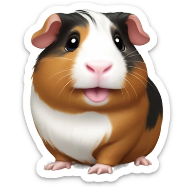 Guinea pig saying yes sticker