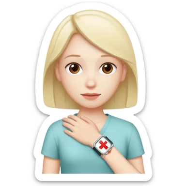 an emoji with the invibke disability of chrons disease sticker