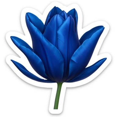 Dark blue tulip sticker