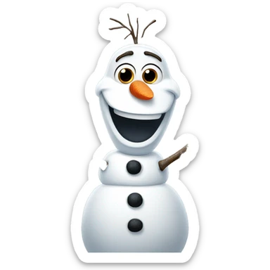 Olaf the snowman sticker