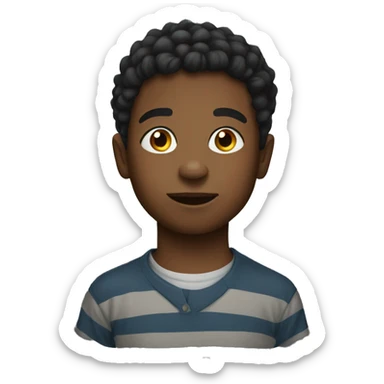 Young boy named Alan sticker