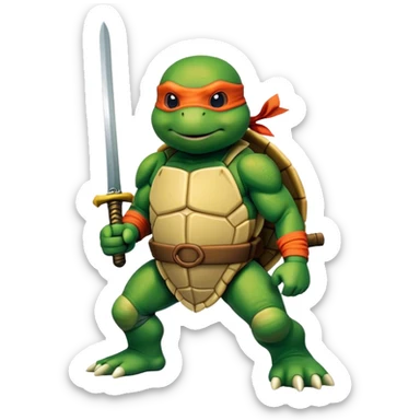 Ninja turtle sticker