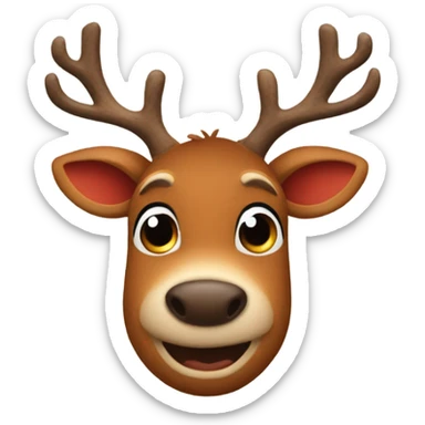 rudolph the red nosed reindeer sticker