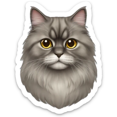 persian cat sticker