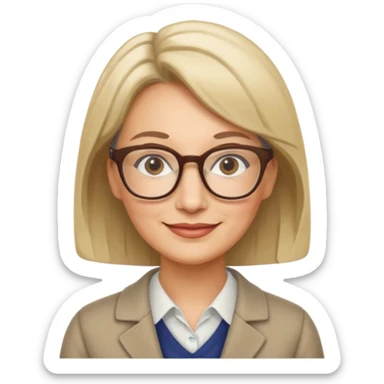 middle aged, The wise librarian sticker