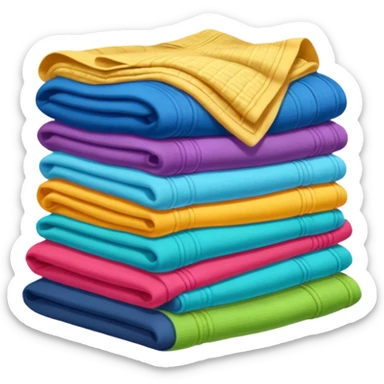 common textile clothing sticker