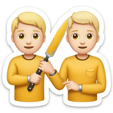slitting my wrist normal round yellow emoji like traditional original emojis before the people ones with a knife, the one on the right is getting there, include a knife cutting a wrist  sticker