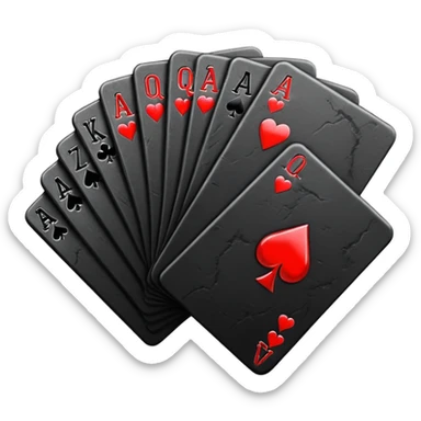 Poker for coal sticker
