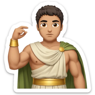 Grecki bóg petros sticker