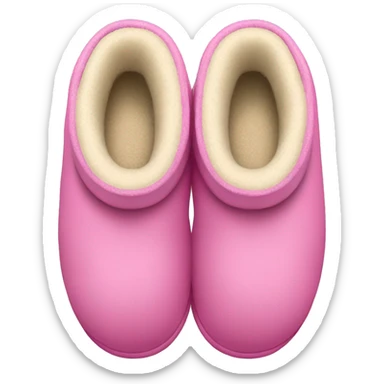 Pink UGG slippers sticker