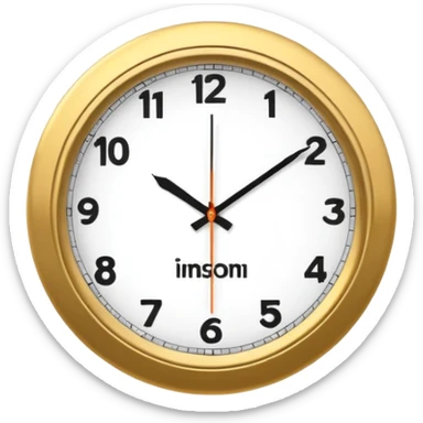 quiero un reloj  de pared 2pm  sticker