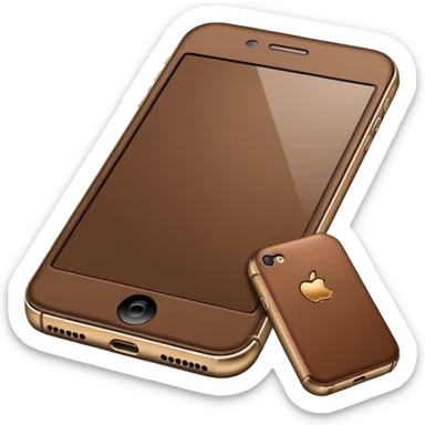 iphone 17 marron sticker