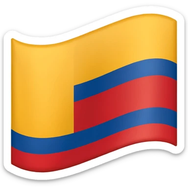 dame el emoji de la bandera de colombia sticker