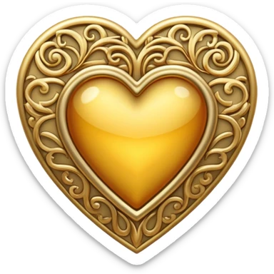 God’s heart sticker