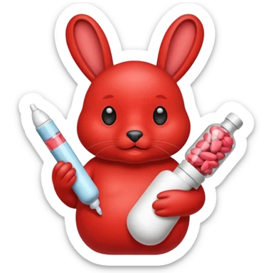 labubu penis drugs red sticker