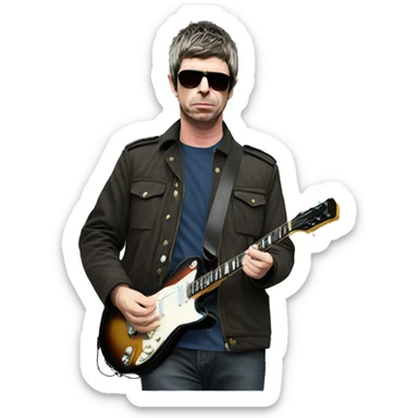 NOEL GALLAGHER FROM OASIS sticker