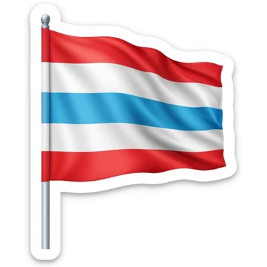 forme du pays du Luxembourg sticker