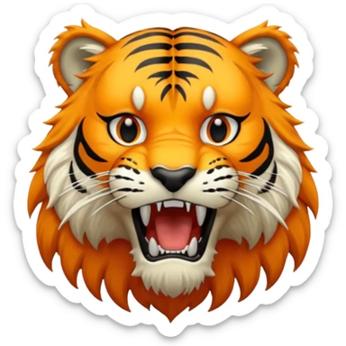 Saber tooth tiger emoji? sticker