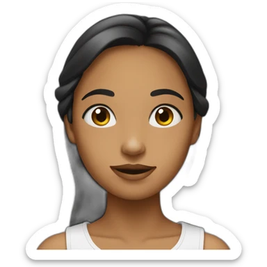 deux fille noir  a cote sticker