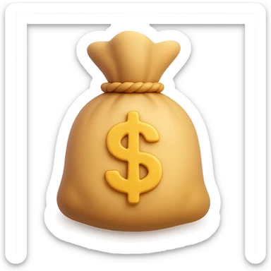 {
  "title": "3D Skeuomorphic Emoji Icon Schema",
  "type": "object",
  "properties": {
    "object": {
      "type": "string",
      "description": "Name of the object to be represented (e.g., 'money bag', 'camera', 'pizza')."
    },
    "style": {
      "type": "string",
      "enum": ["3D skeuomorphic emoji"],
      "description": "Visual style to be used for rendering."
    },
    "materials": {
      "type": "object",
      "properties": {
        "base": {
          "type": "string",
          "description": "Primary material texture, e.g., 'smooth cloth', 'metallic', 'plastic'."
        },
        "details": {
          "type": "array",
          "items": { "type": "string" },
          "description": "Secondary materials or embellishments (e.g., rope, buttons, stitching)."
        }
      }
    },
    "colors": {
      "type": "object",
      "properties": {
        "baseColor": {
          "type": "string",
          "description": "Main color of the object (e.g., '#F5DEB3' for a beige sack)."
        },
        "accentColors": {
          "type": "array",
          "items": { "type": "string" },
          "description": "Accent or highlight colors (e.g., yellow for dollar sign)."
        }
      }
    },
    "lighting": {
      "type": "object",
      "properties": {
        "type": {
          "type": "string",
          "enum": ["soft", "ambient", "studio"],
          "description": "Lighting type used to shade and define volume."
        },
        "shadows": {
          "type": "boolean",
          "description": "Indicates if soft drop shadows are used."
        }
      }
    },
    "geometry": {
      "type": "object",
      "properties": {
        "dimensionality": {
          "type": "string",
          "enum": ["3D"],
          "description": "Indicates that object is rendered in 3D."
        },
        "roundedEdges": {
          "type": "boolean",
          "description": "Indicates if object has smooth, rounded edges."
        }
      }
    },
    "expression": {
      "type": "string",
      "enum": ["playful", "realistic", "friendly"],
      "description": "Overall emotional tone of the icon."
    },
    "background": {
      "type": "string",
      "enum": ["transparent", "white", "gradient"],
      "description": "Background type for the rendered emoji."
    }
  },
  "required": ["object", "style", "materials", "colors", "lighting", "geometry", "expression", "background"]
}

palette sticker