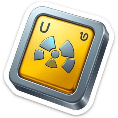 uranium sticker
