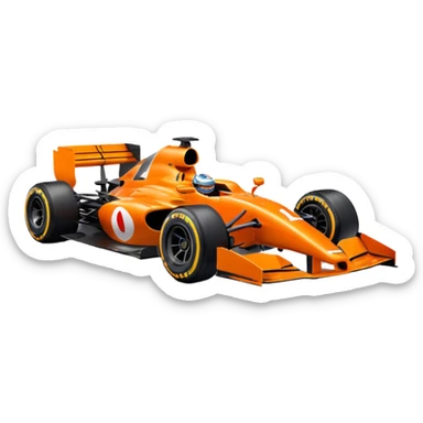 mclaren formula 1 car sticker