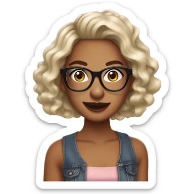 Tessa Francis Netting is an actress, YouTuber, host, and all around geek. She began her professional career donning a tutu onstage in the Original Broadway round glasses sticker