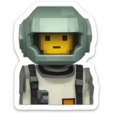 Fuze iii Minecraft astronaut sticker