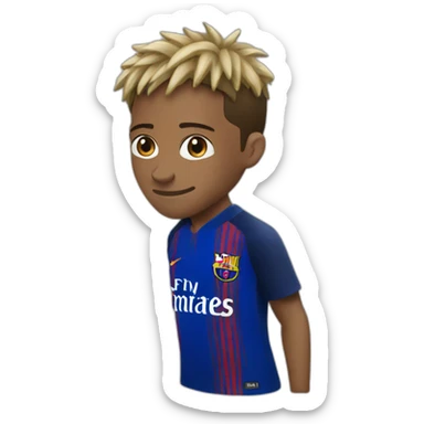neymar doing a chilena sticker
