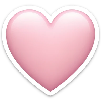 pastel pink heart sticker