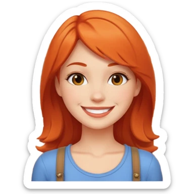 Hot Female near a chimney sticker